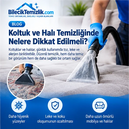 Koltuk ve Halı Temizliğinde Nelere Dikkat Edilmeli?